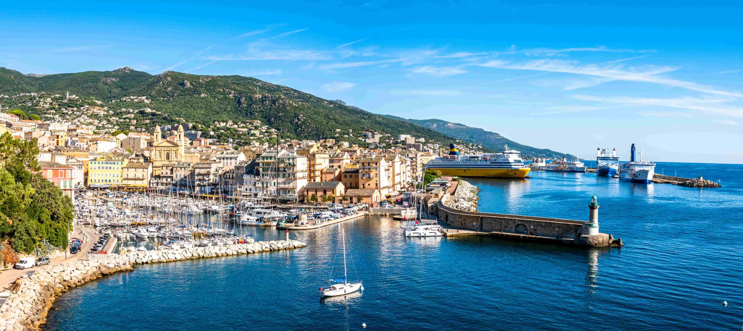 Bastia Port in Corsica