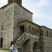 Visitors touring the ancient Gjirokastra Castle.