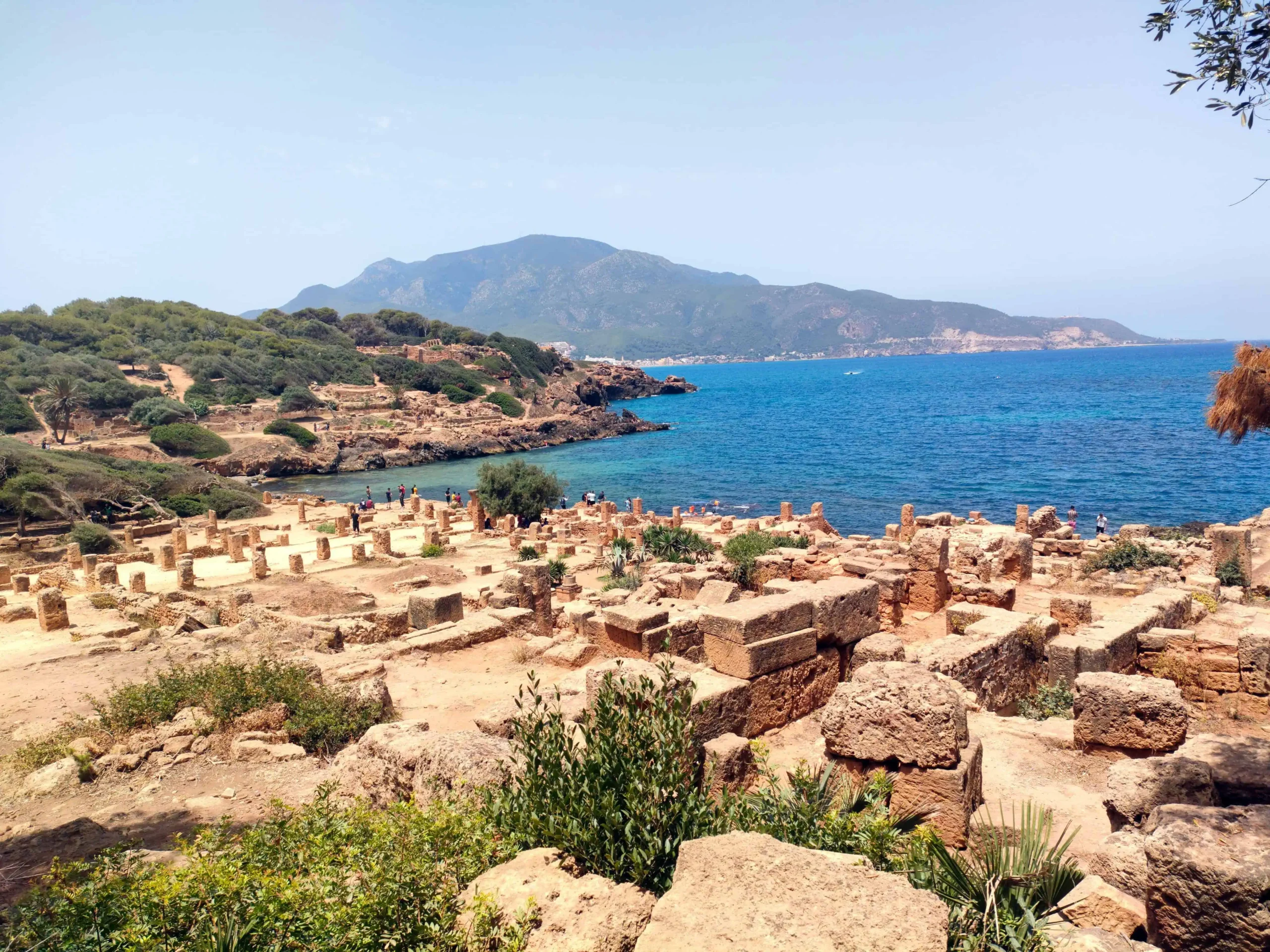 roman ruins of tipasa in Algeria